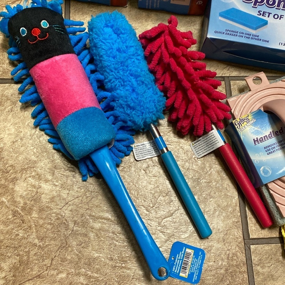 Household Cleaning/Trash Bag Dry Erase Sponge Bundle Neat Freak - Picture 5 of 9